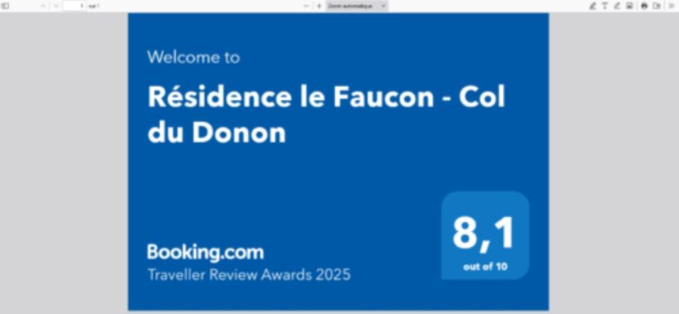 Résidence le Faucon - Col du Donon Grandfontaine  Esterno foto